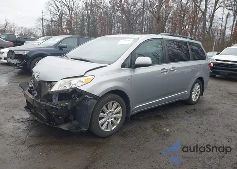 2017 Toyota Sienna Xle Premium 7 Passenger from USA, damaged, VIN 5TDDZ3DC3HS162453